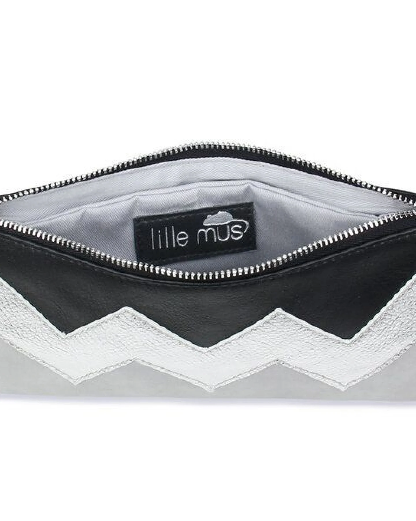 lille mus Zick-Zack-Clutch ZILIA mit Umhängekette – Ansicht 3