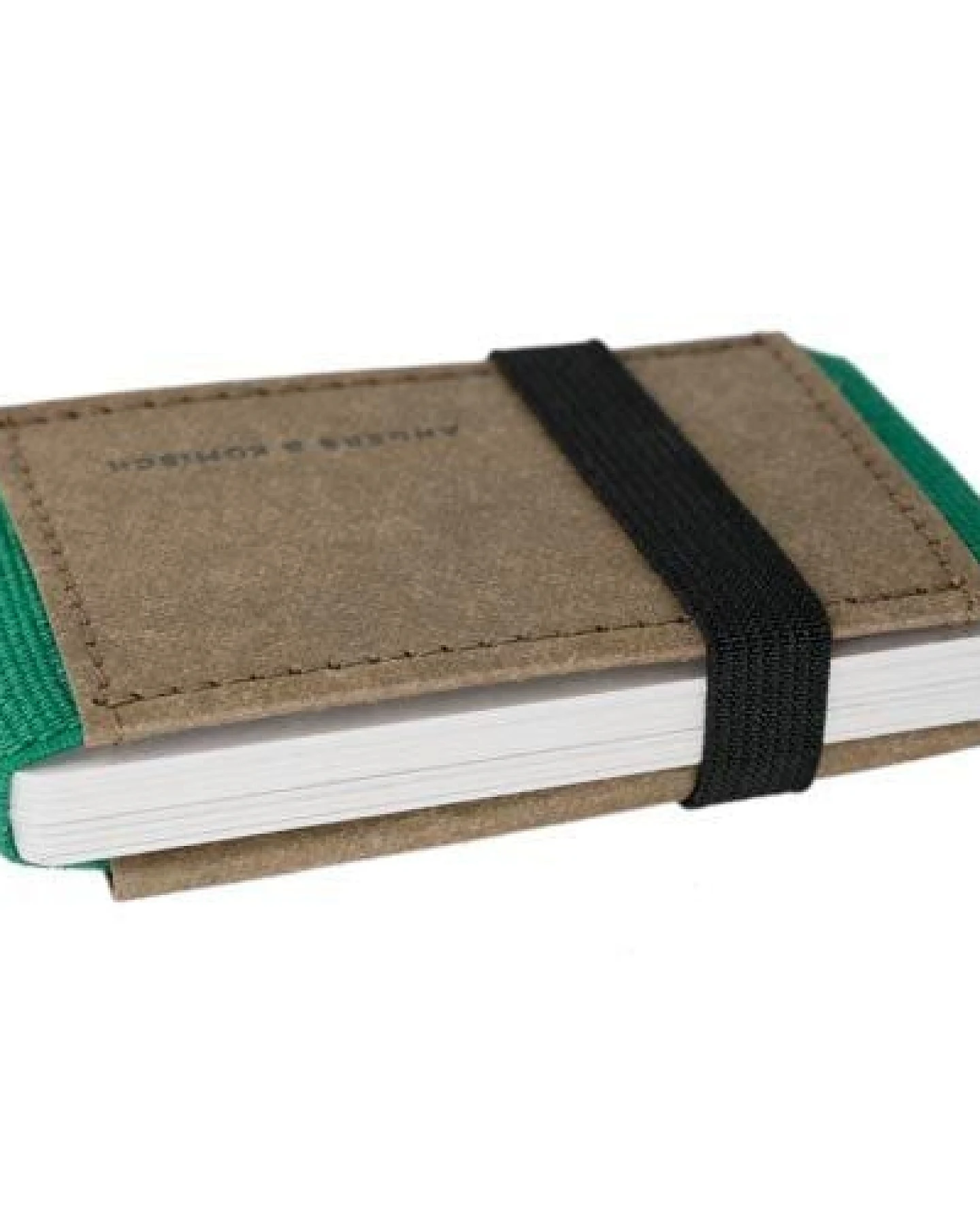 ANDERS & KOMISCH Mini Portemonnaie mit Münzfach A&K MINI CLASSIC - Slim Wallet Braun – Ansicht 4