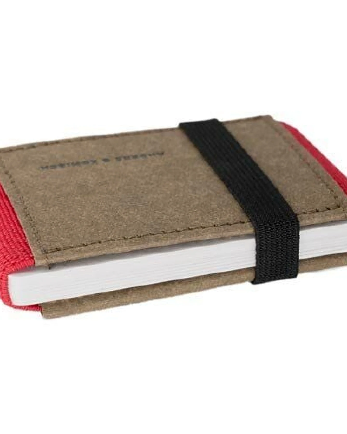 ANDERS & KOMISCH Mini Portemonnaie mit Münzfach A&K MINI CLASSIC - Slim Wallet Braun – Ansicht 4