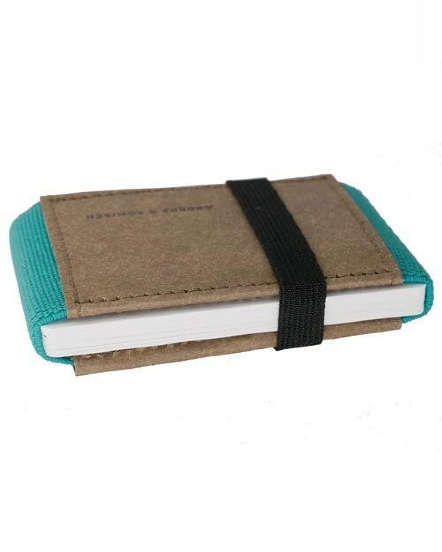 ANDERS & KOMISCH Mini Portemonnaie mit Münzfach A&K MINI CLASSIC - Slim Wallet Braun – Ansicht 4