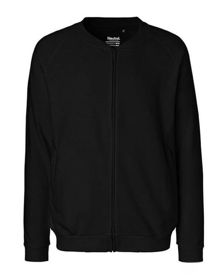 Neutral® Herren Unisex Sweatjacke ohne Kapuze