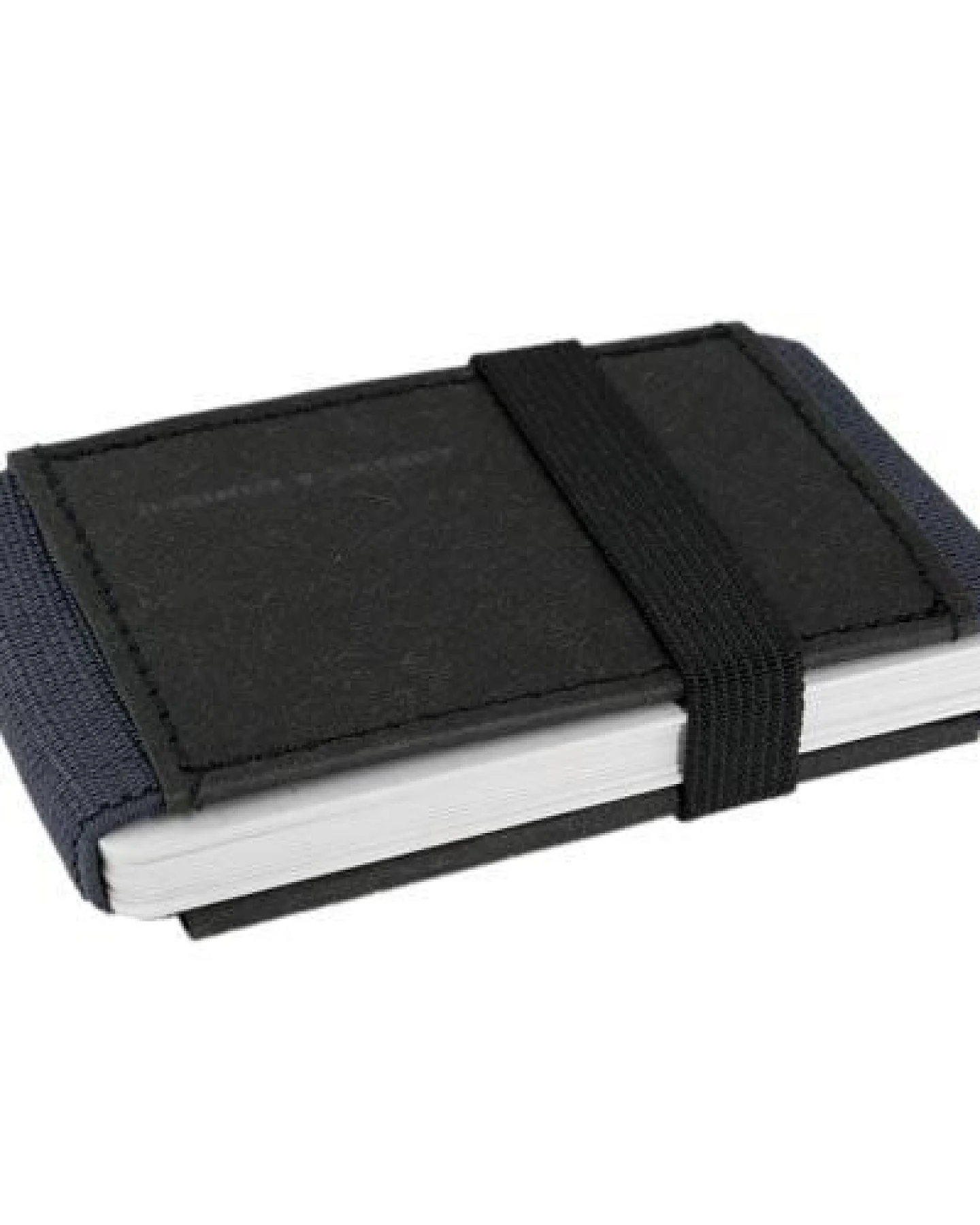 ANDERS & KOMISCH Kleines nachhaltiges Portemonnaie mit Münzfach - A&K MINI CLASSIC Schwarz – Ansicht 4