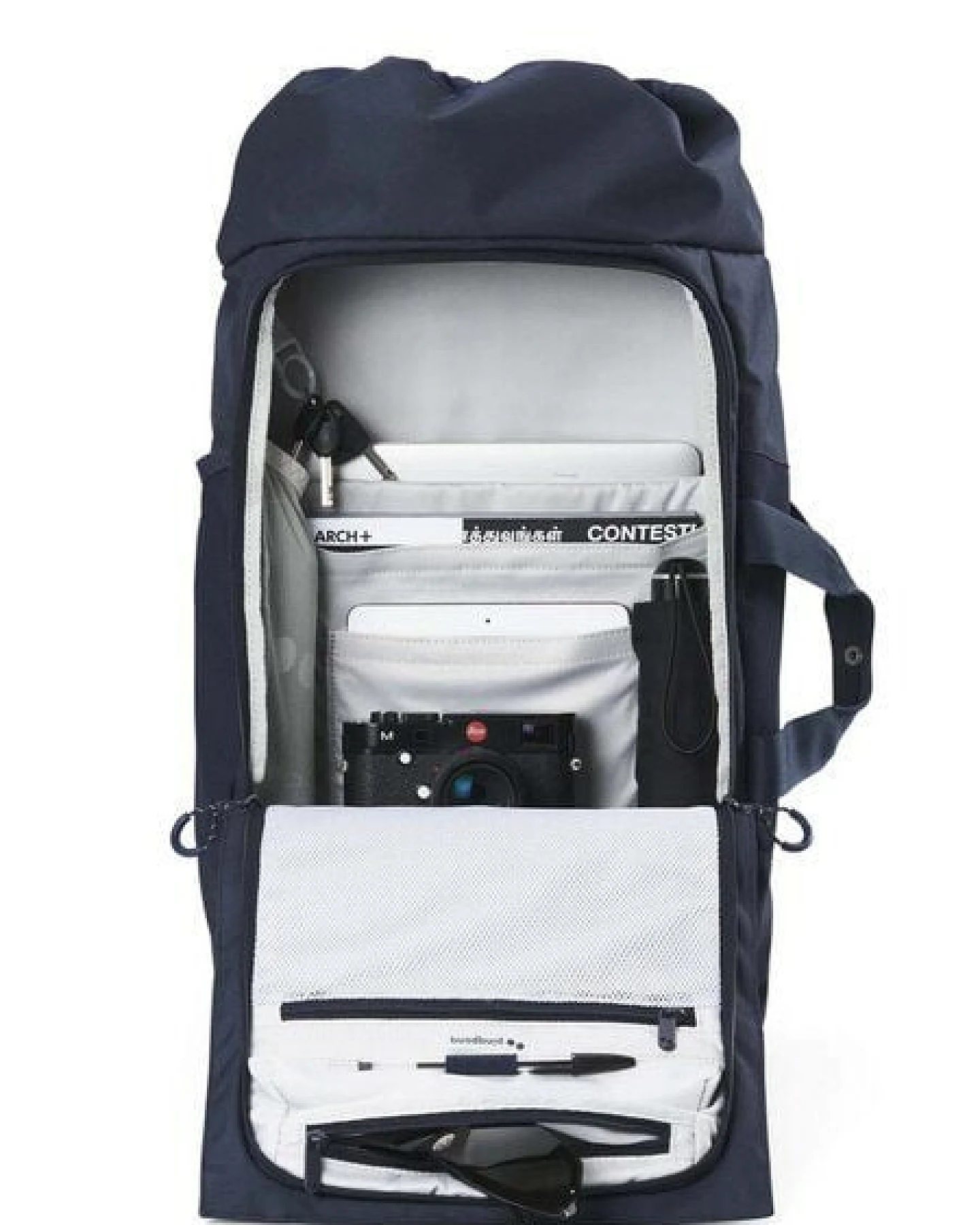 pinqponq Rucksack - Blok Large - aus recyceltem Polyester – Ansicht 4