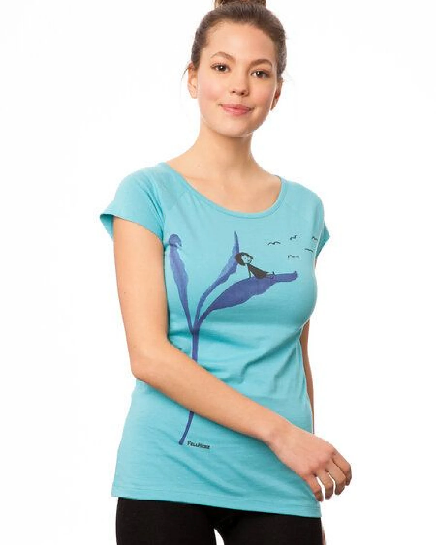 FellHerz Damen Raglan T-Shirt Relaxn aus 100% Biobaumwolle – Ansicht 2