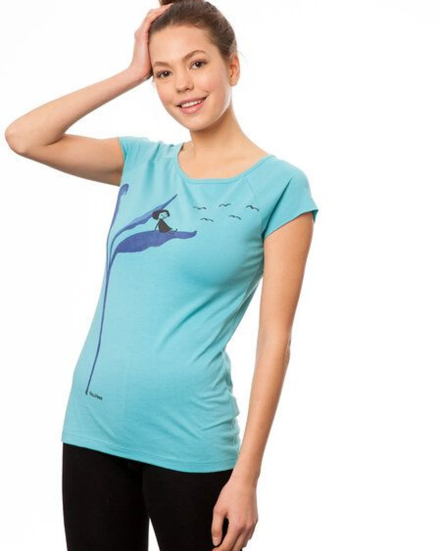 FellHerz Damen Raglan T-Shirt Relaxn aus 100% Biobaumwolle – Ansicht 3