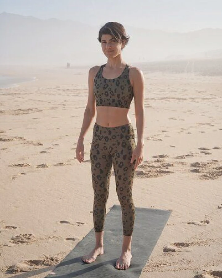 boochen Highwaist Leggings mit Leopard Print