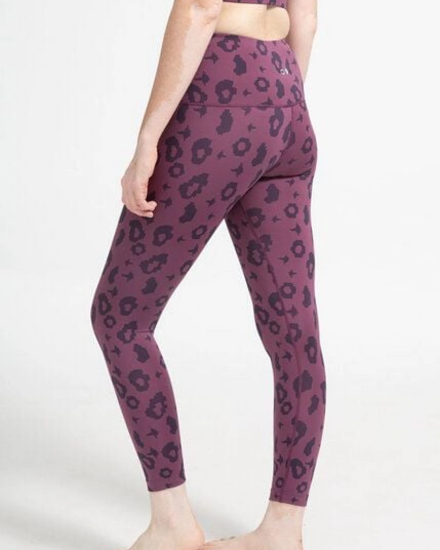 boochen Highwaist Leggings mit Leopard Print – Ansicht 3
