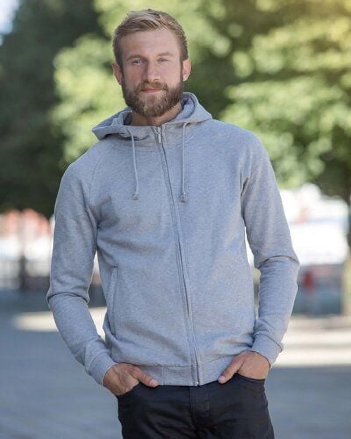 Neutral® Herren Unisex College Hoodie Hoody Kapuzenpullover Kapuzenpulli – Ansicht 2