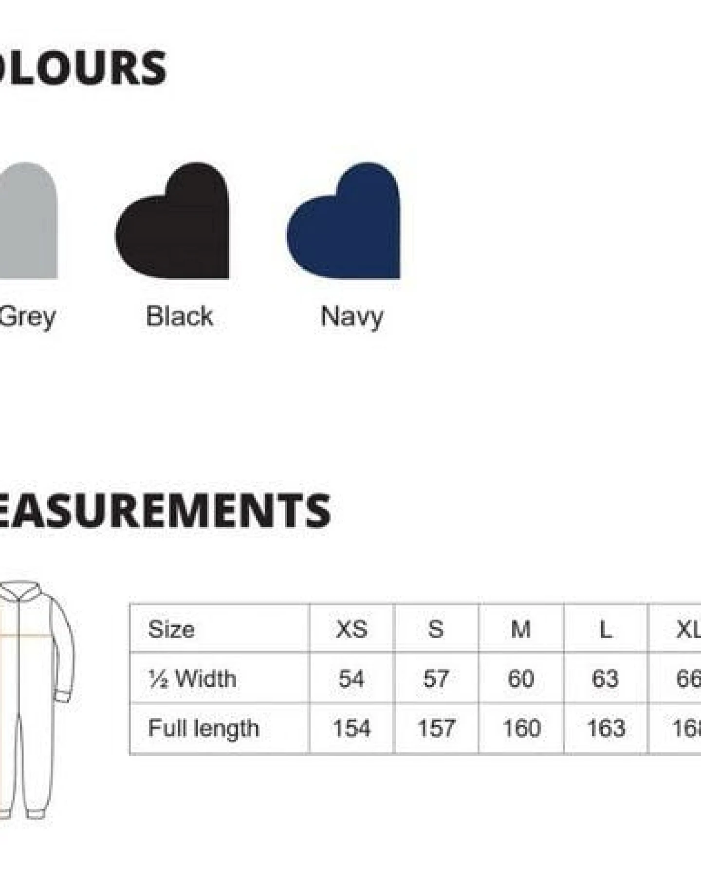 Neutral® Damen Herren Unisex Hausanzug Jumpsuit – Ansicht 3