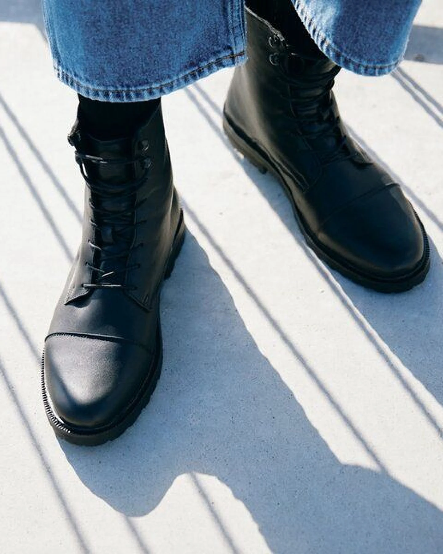 SORBAS '94 Leder Work Boots Stiefel – Ansicht 3