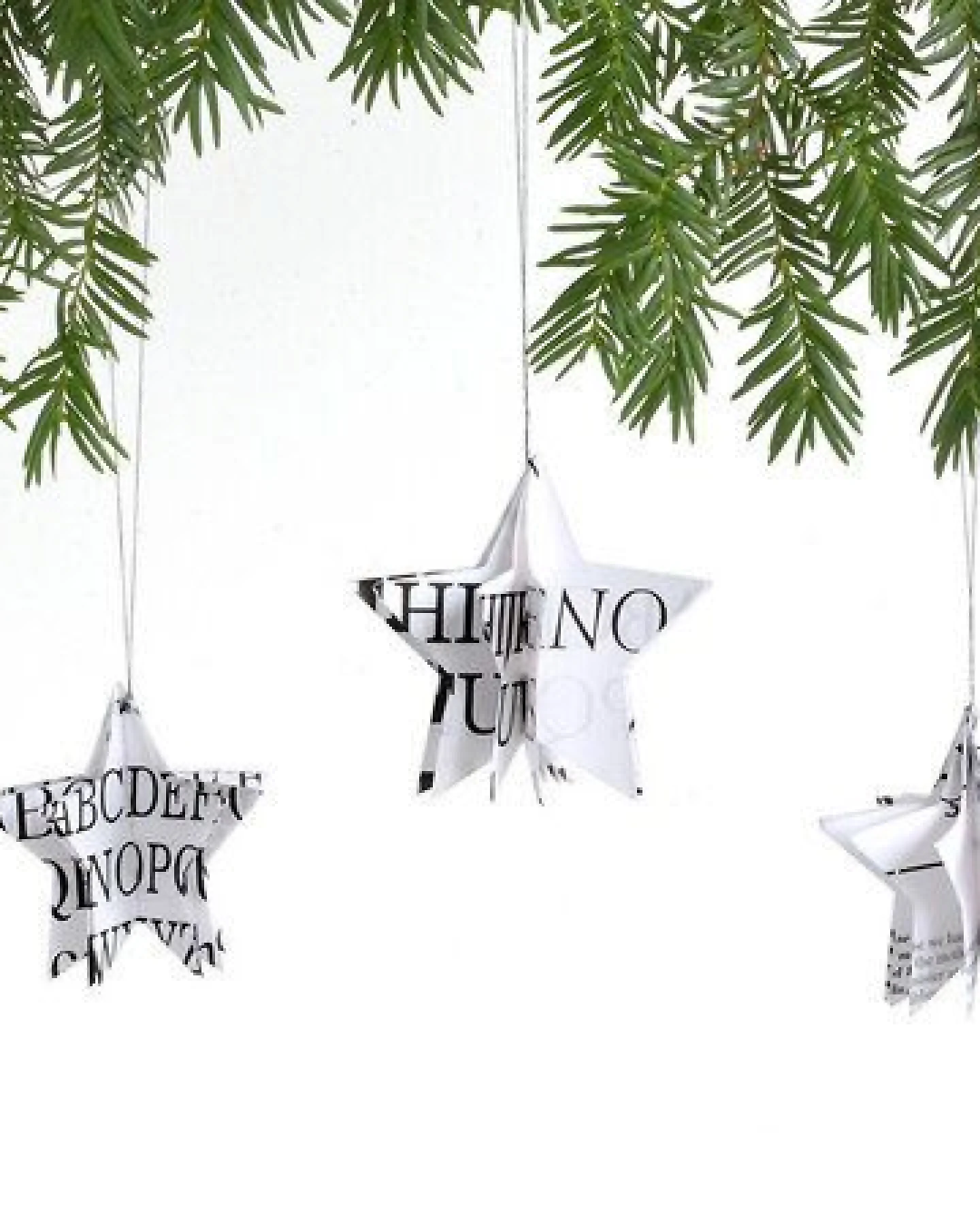 renna deluxe Stern Anhänger aus Papier Baumschmuck – Ansicht 4