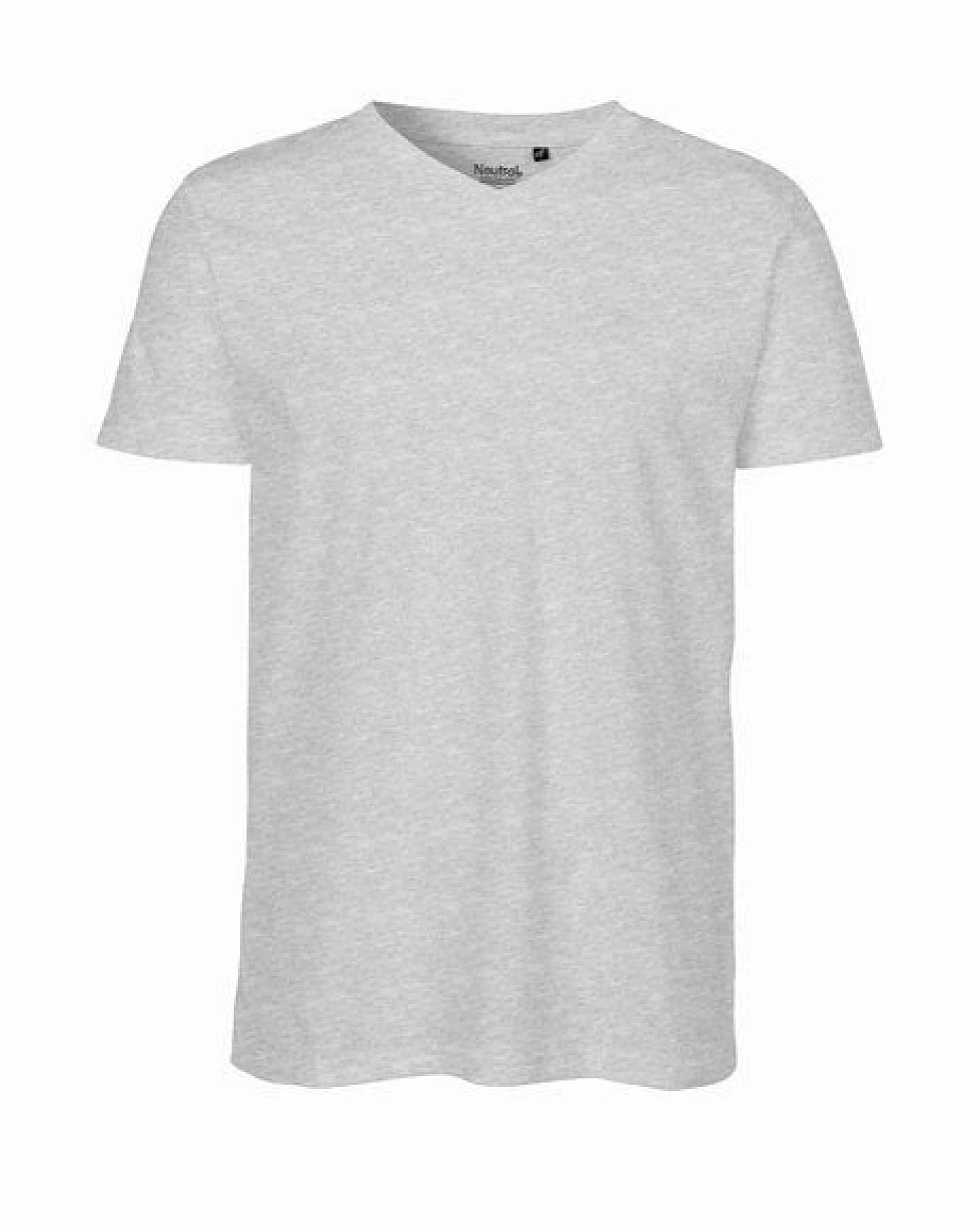 Neutral® Herren Unisex T-Shirt V-Neck von Neutral Bio Baumwolle – Ansicht 4