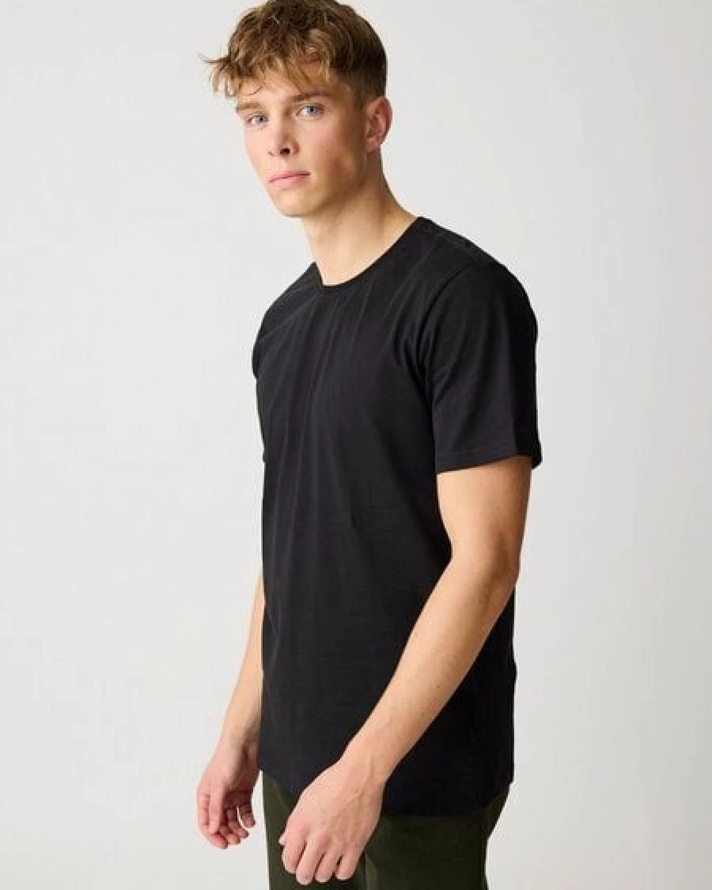 KnowledgeCotton Apparel Basic T-Shirt O-Neck aus Bio-Baumwolle – Ansicht 4