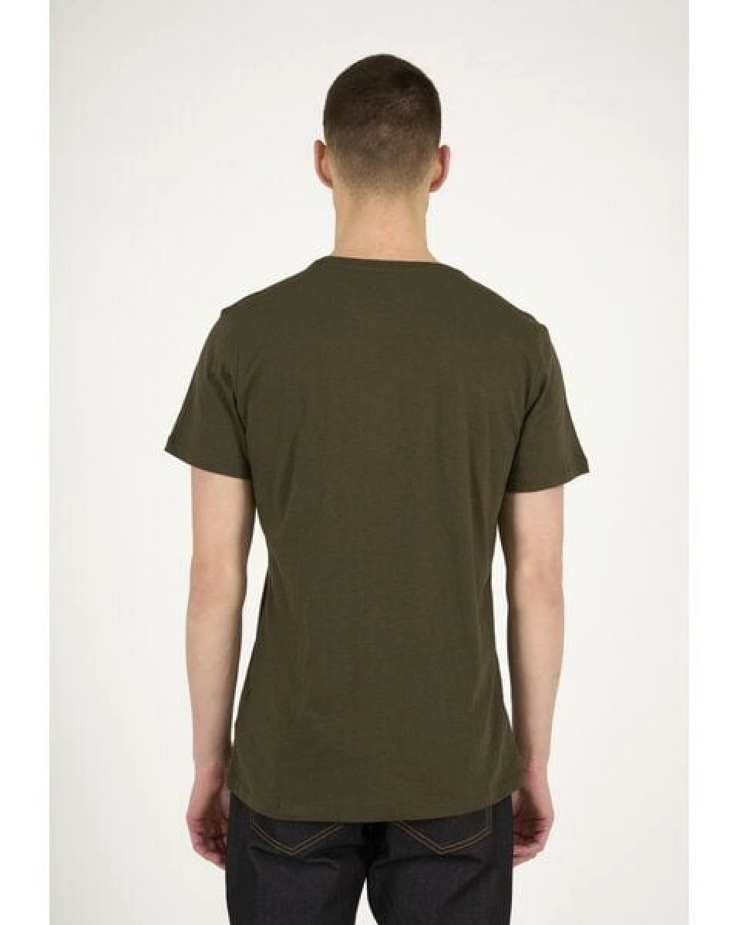 KnowledgeCotton Apparel Basic T-Shirt O-Neck aus Bio-Baumwolle – Ansicht 3