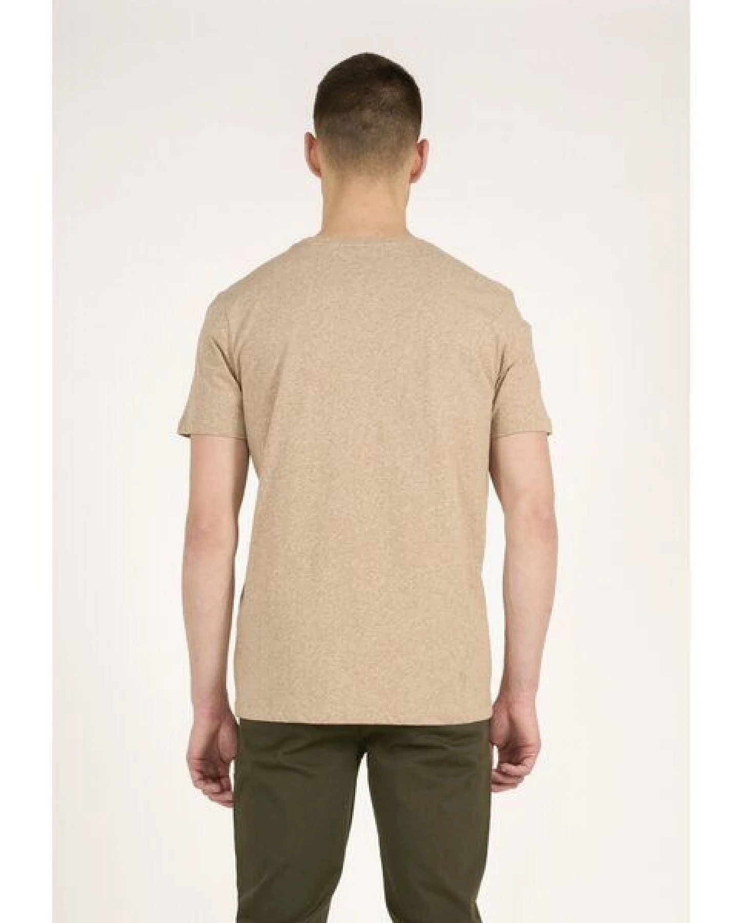 KnowledgeCotton Apparel Basic T-Shirt O-Neck aus Bio-Baumwolle – Ansicht 3