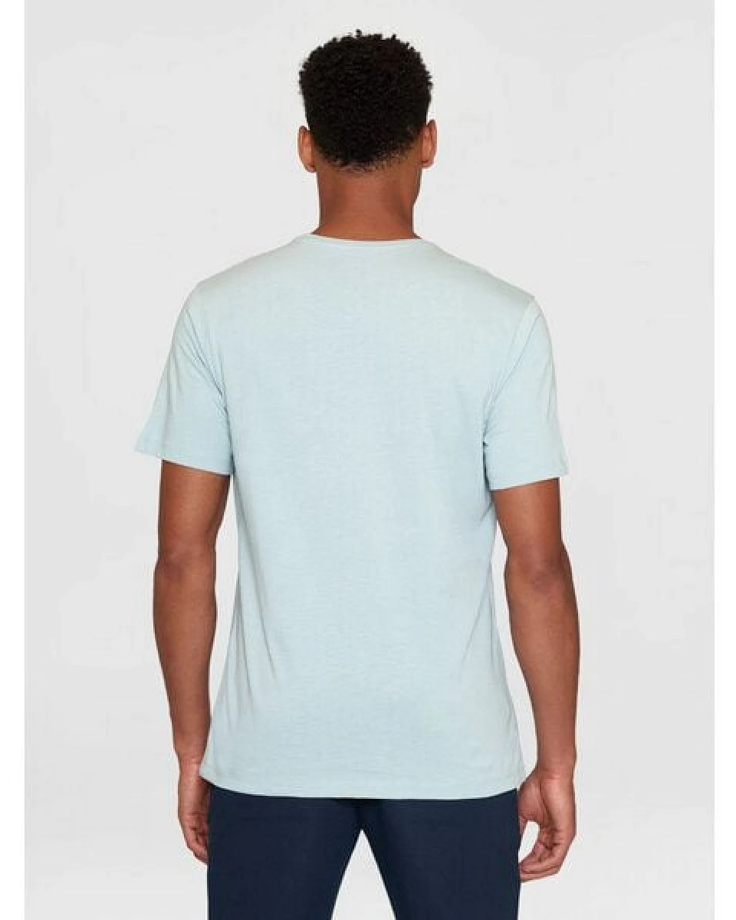 KnowledgeCotton Apparel Basic T-Shirt O-Neck aus Bio-Baumwolle – Ansicht 3