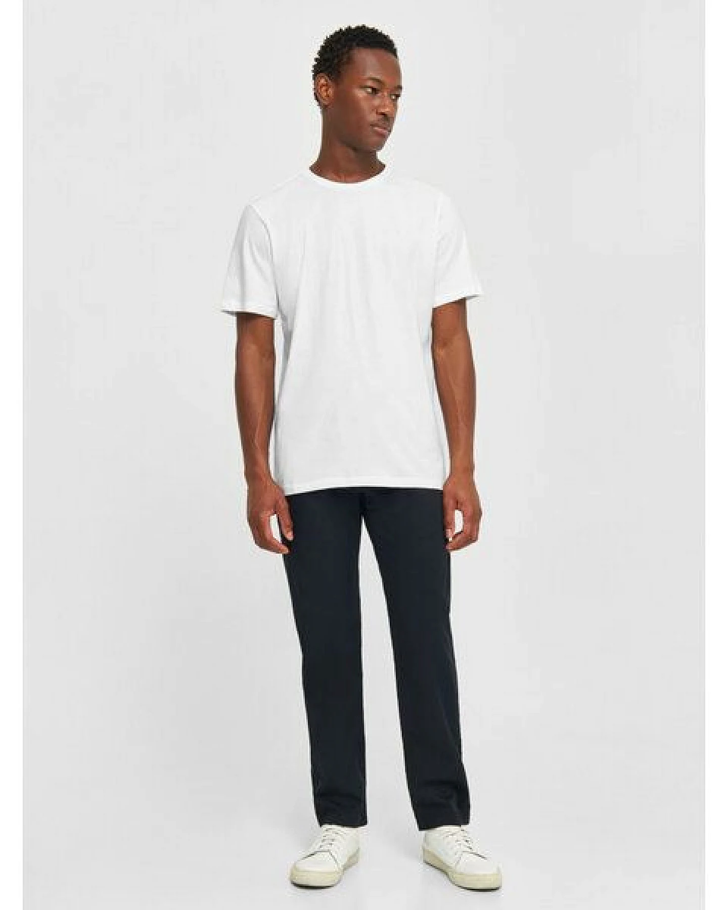 KnowledgeCotton Apparel Basic T-Shirt O-Neck aus Bio-Baumwolle – Ansicht 3