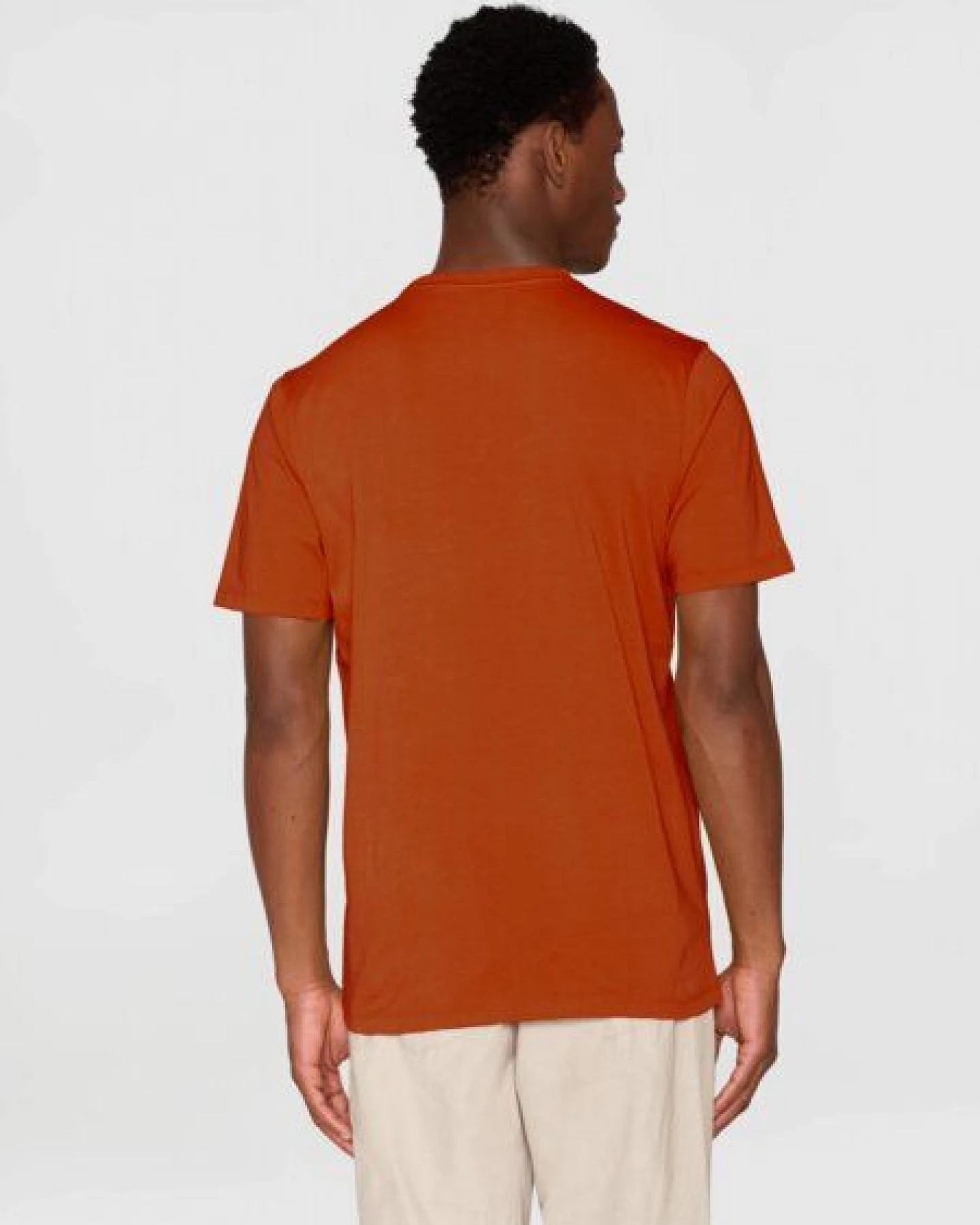KnowledgeCotton Apparel Basic T-Shirt O-Neck aus Bio-Baumwolle – Ansicht 4