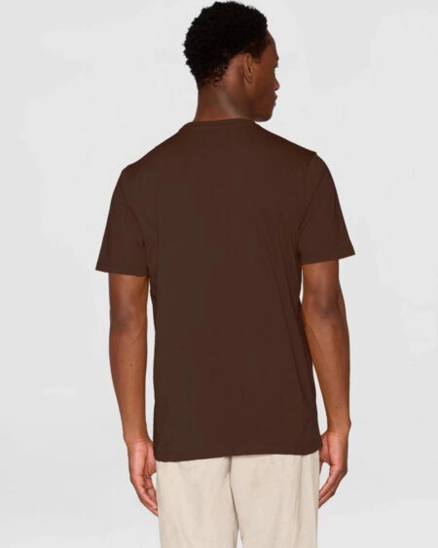 KnowledgeCotton Apparel Basic T-Shirt O-Neck aus Bio-Baumwolle – Ansicht 3