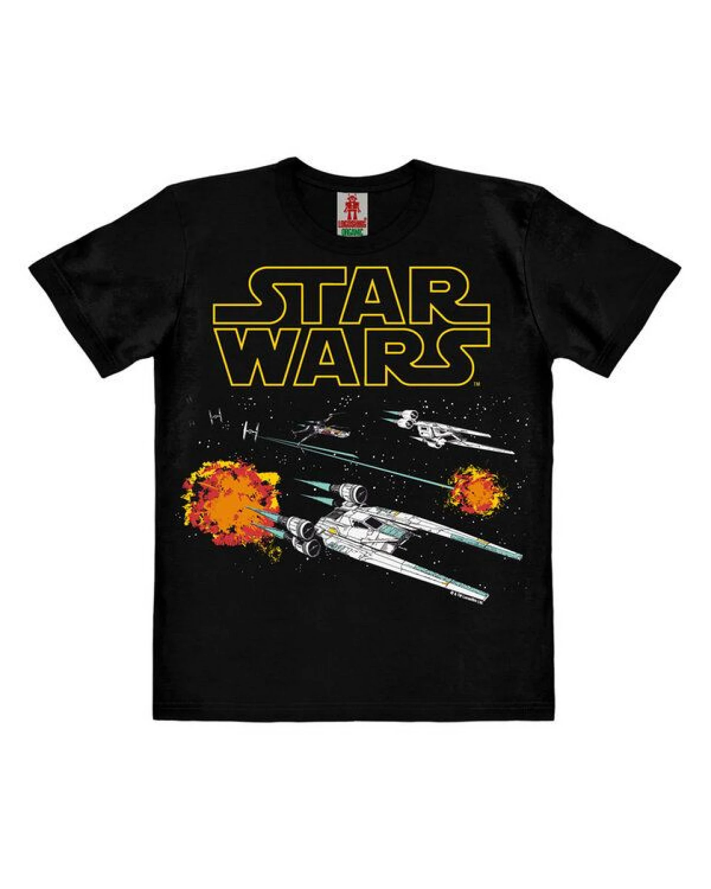 LOGOSH!RT LOGOSHIRT - Star Wars - Starfighter - Kinder - Bio T-Shirt – Ansicht 2