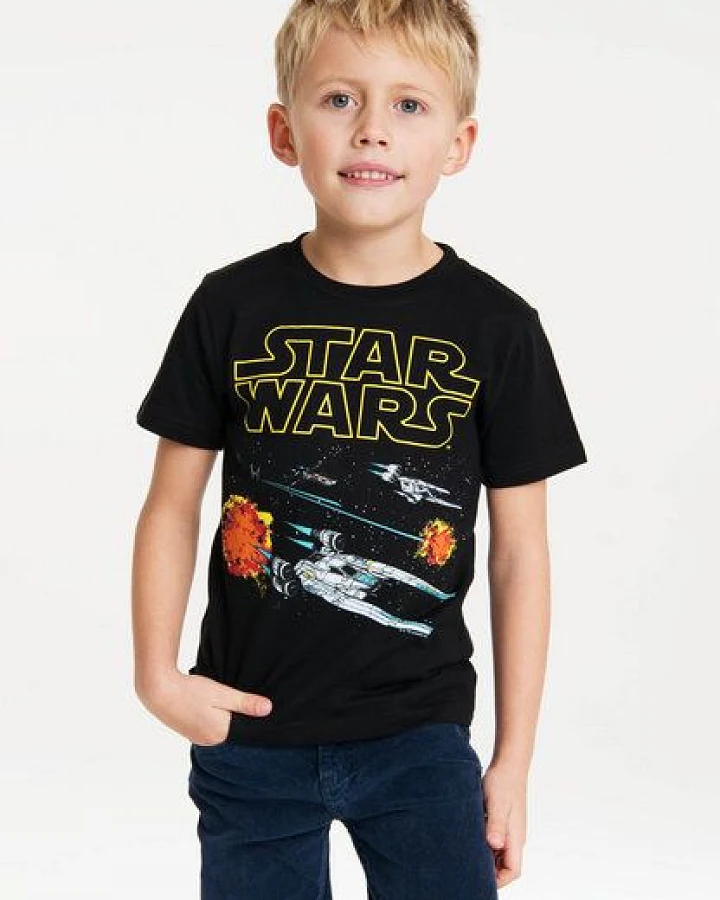LOGOSH!RT LOGOSHIRT - Star Wars - Starfighter - Kinder - Bio T-Shirt