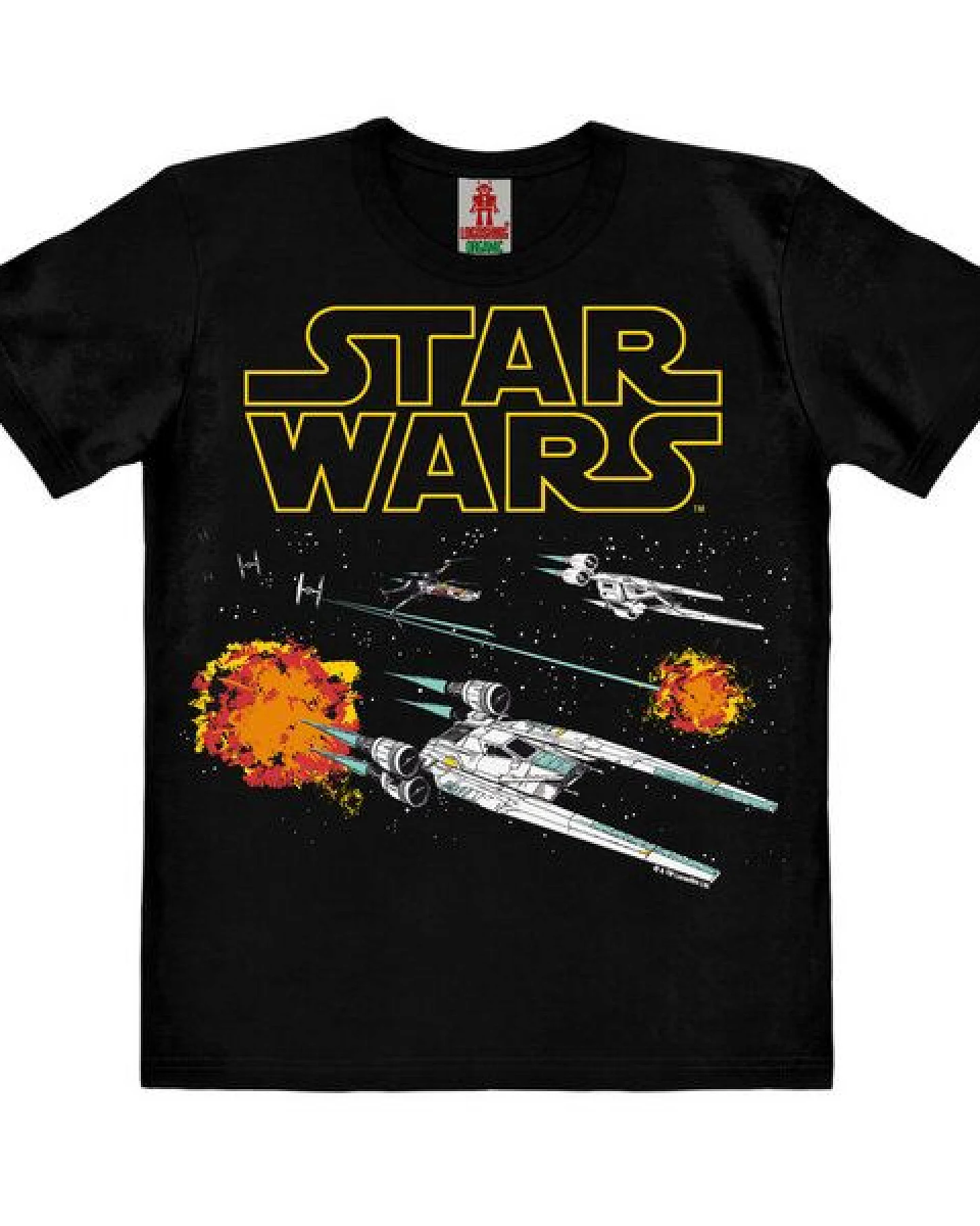 LOGOSH!RT LOGOSHIRT - Star Wars - Starfighter - Kinder - Bio T-Shirt – Ansicht 2