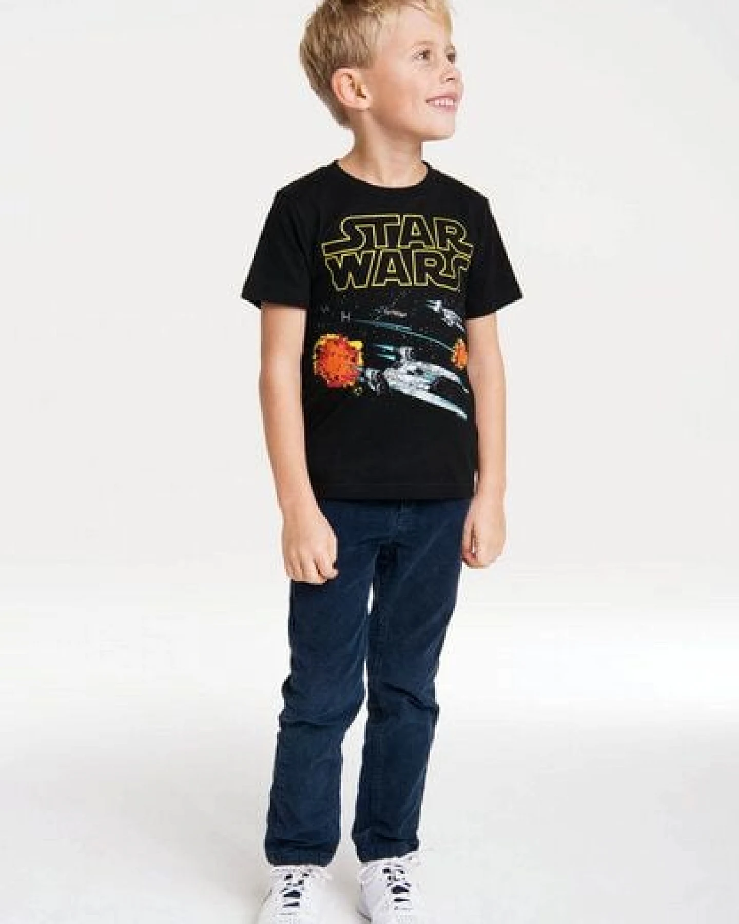 LOGOSH!RT LOGOSHIRT - Star Wars - Starfighter - Kinder - Bio T-Shirt – Ansicht 3
