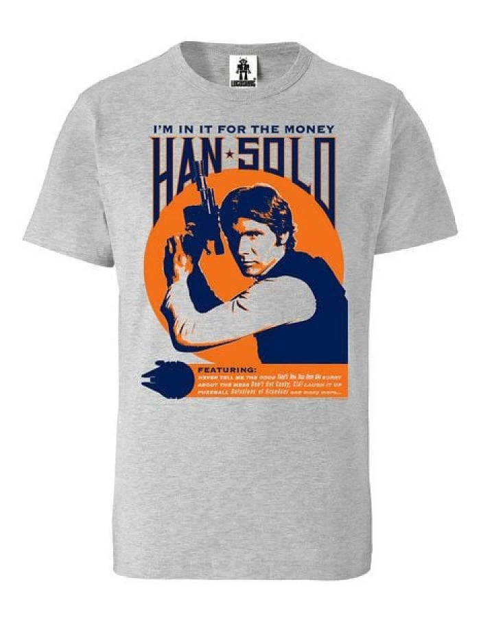 LOGOSH!RT LOGOSHIRT - Star Wars - Han Solo - T-Shirt - 100% Organic Cotton