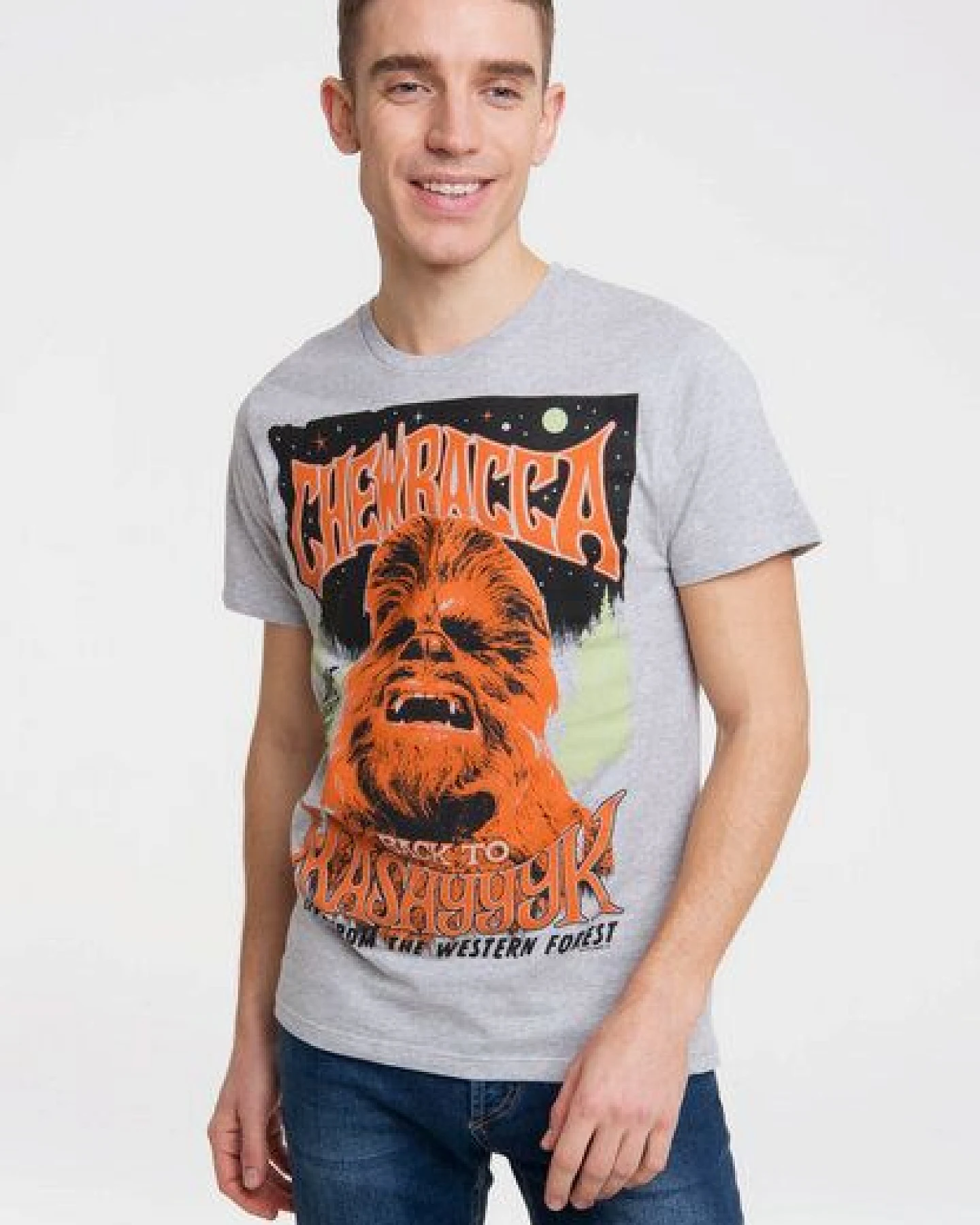 LOGOSH!RT LOGOSHIRT - Star Wars - Chewbacca - Kashyyyk- Organic T-Shirt – Ansicht 3