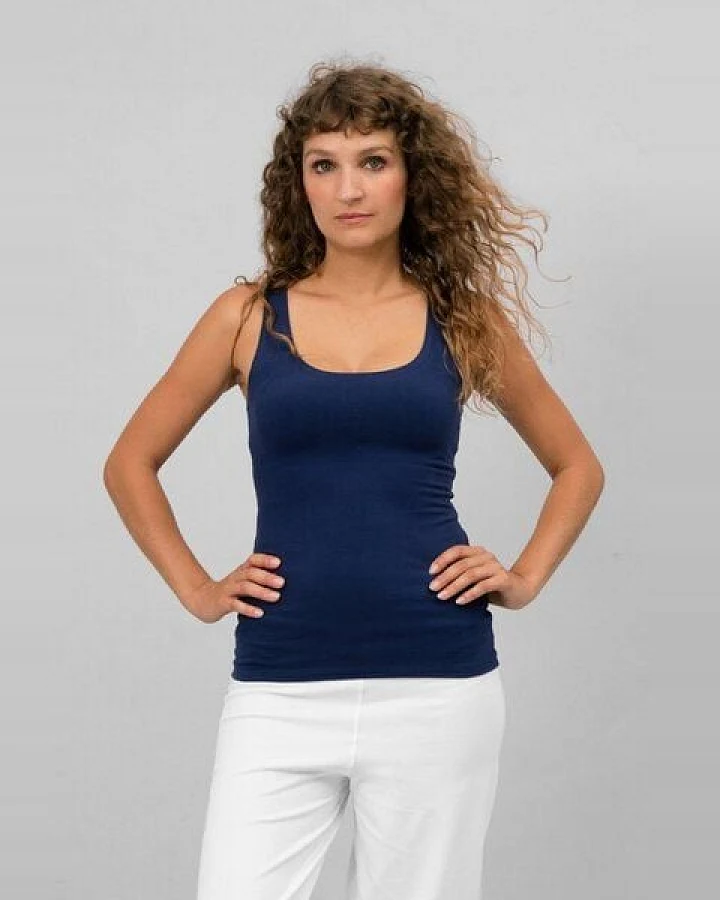 Breath of Fire Sohang Yoga-Top Atlantic Blue