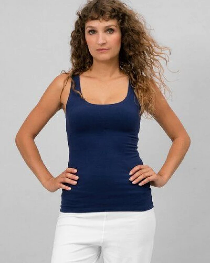 Breath of Fire Sohang Yoga-Top Atlantic Blue