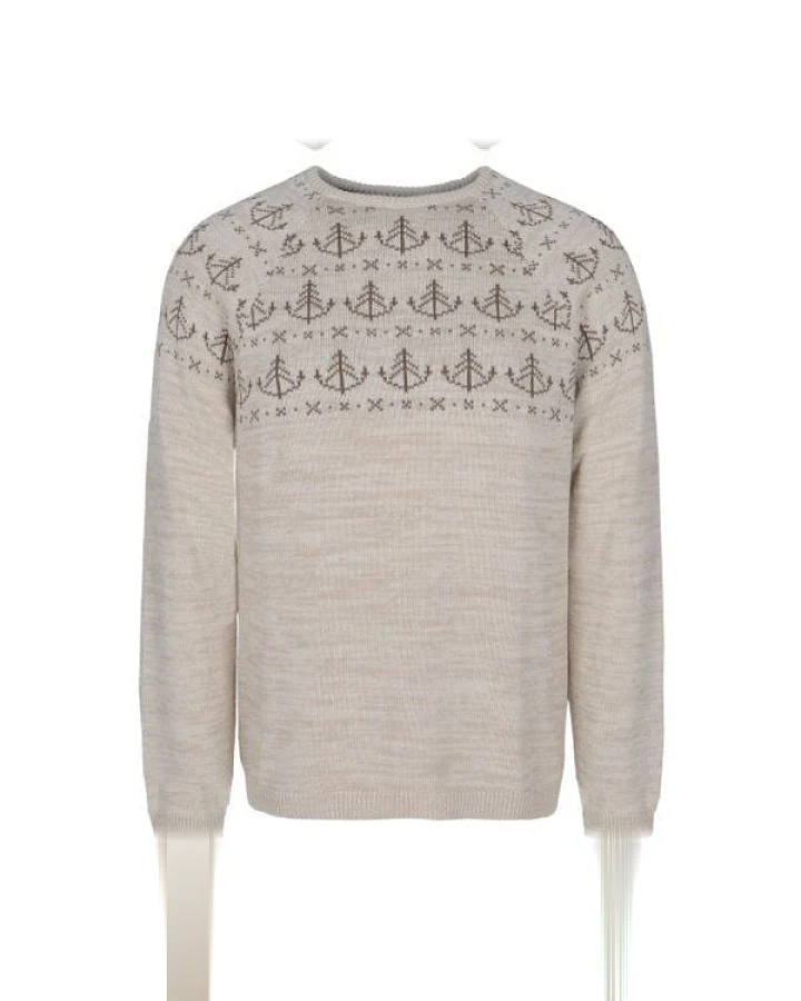 Bidges&Sons Unisex-Strickpullover White Lies