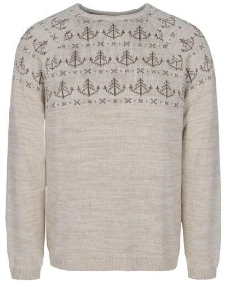 Bidges&Sons Unisex-Strickpullover White Lies