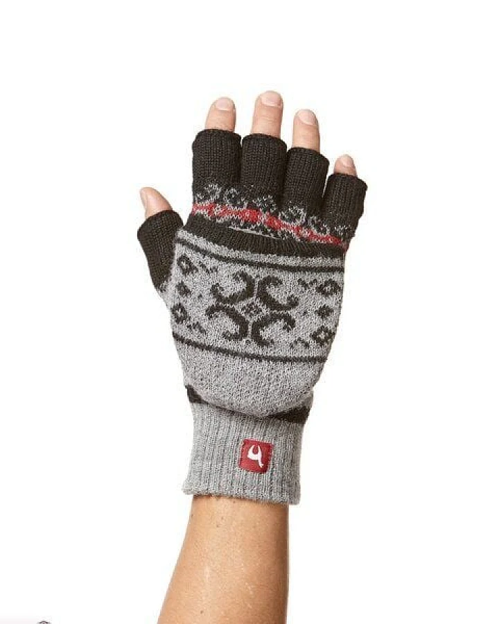 Apu Kuntur Alpaka Kängeru-Strickhandschuhe aus Peru