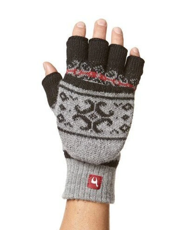 Apu Kuntur Alpaka Kängeru-Strickhandschuhe aus Peru