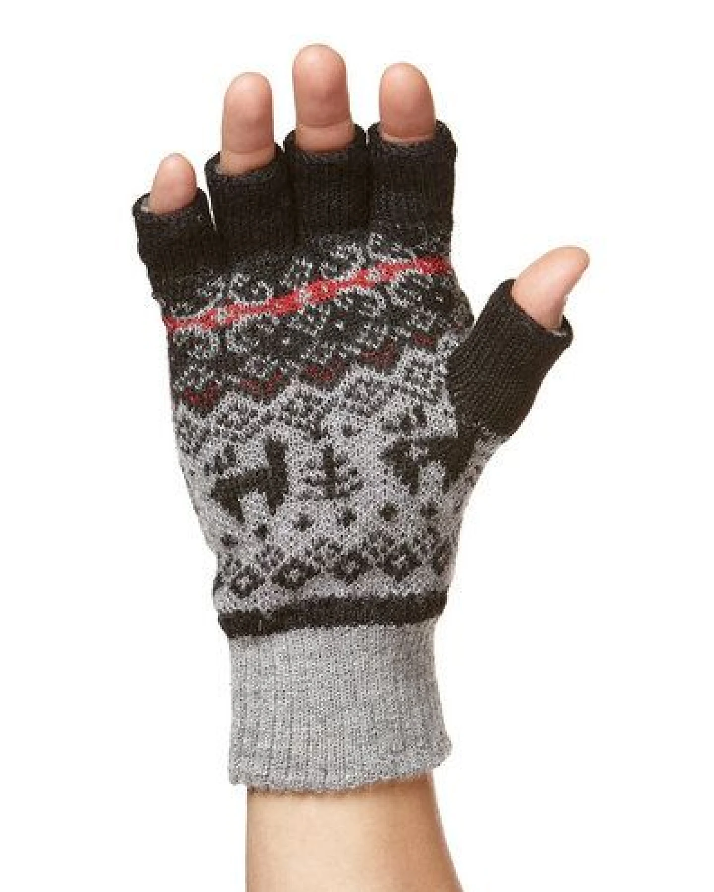 Apu Kuntur Alpaka Kängeru-Strickhandschuhe aus Peru – Ansicht 2
