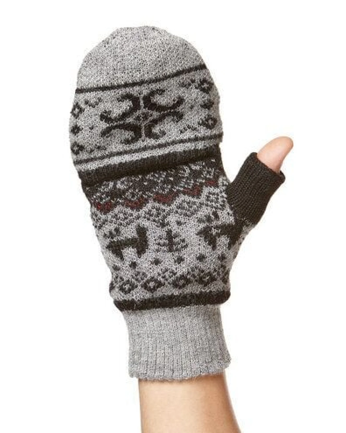 Apu Kuntur Alpaka Kängeru-Strickhandschuhe aus Peru – Ansicht 4