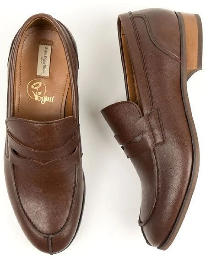 Will's Vegan Shop City-Loafer Kastanie Herren