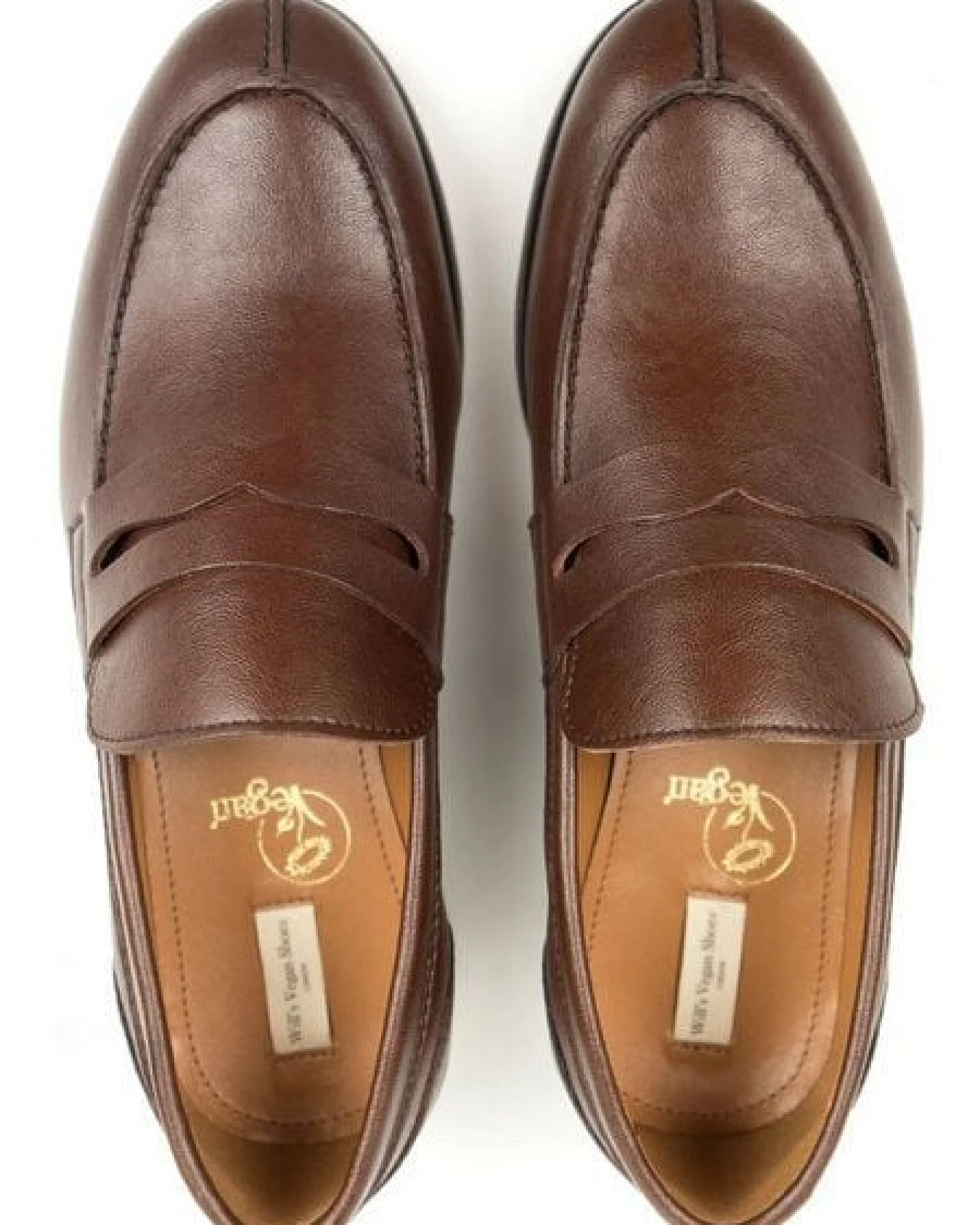 Will's Vegan Shop City-Loafer Kastanie Herren – Ansicht 3