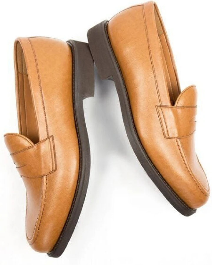 Will's Vegan Shop Goodyear Welt Loafer Hellbraun Herren