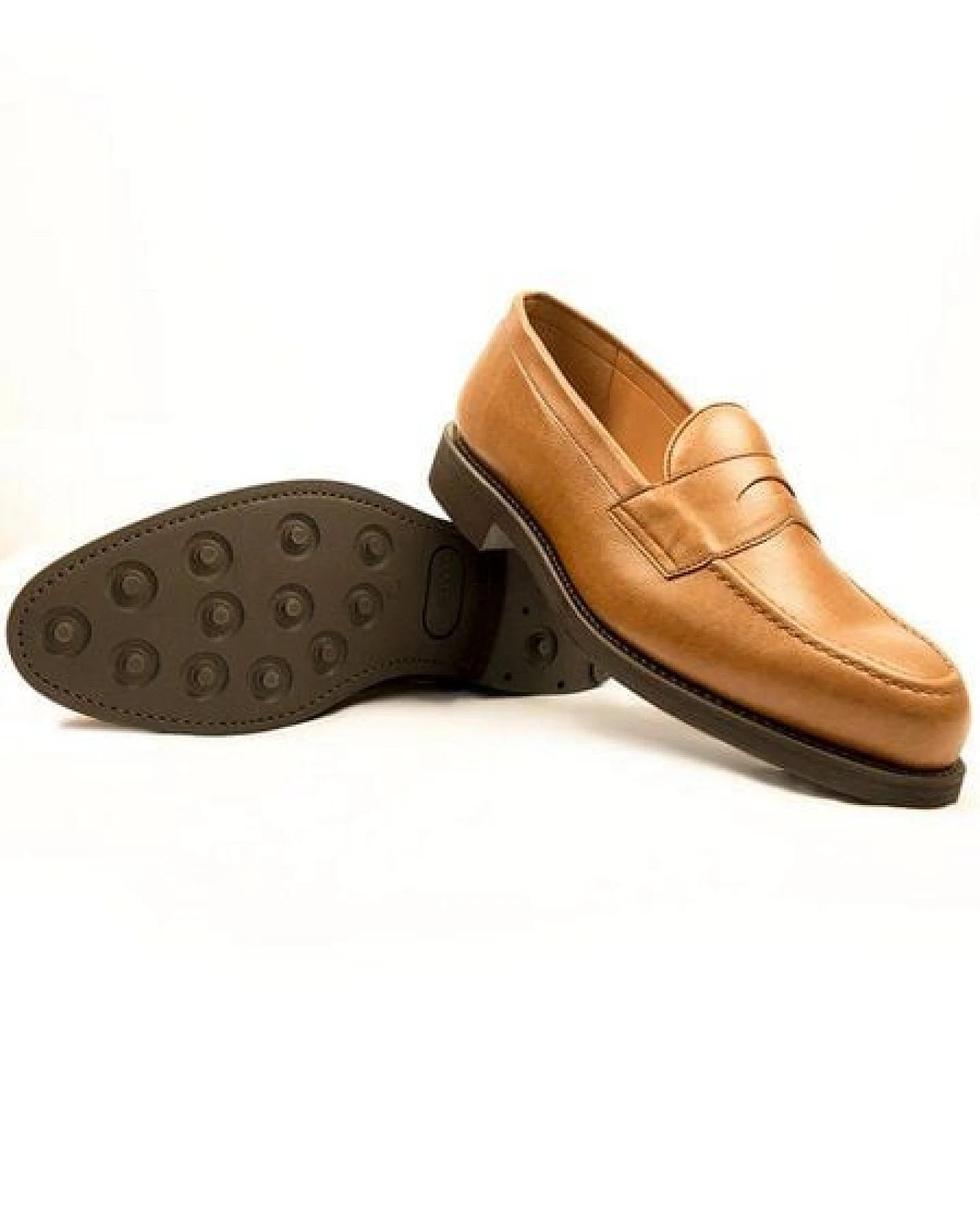 Will's Vegan Shop Goodyear Welt Loafer Hellbraun Herren – Ansicht 4