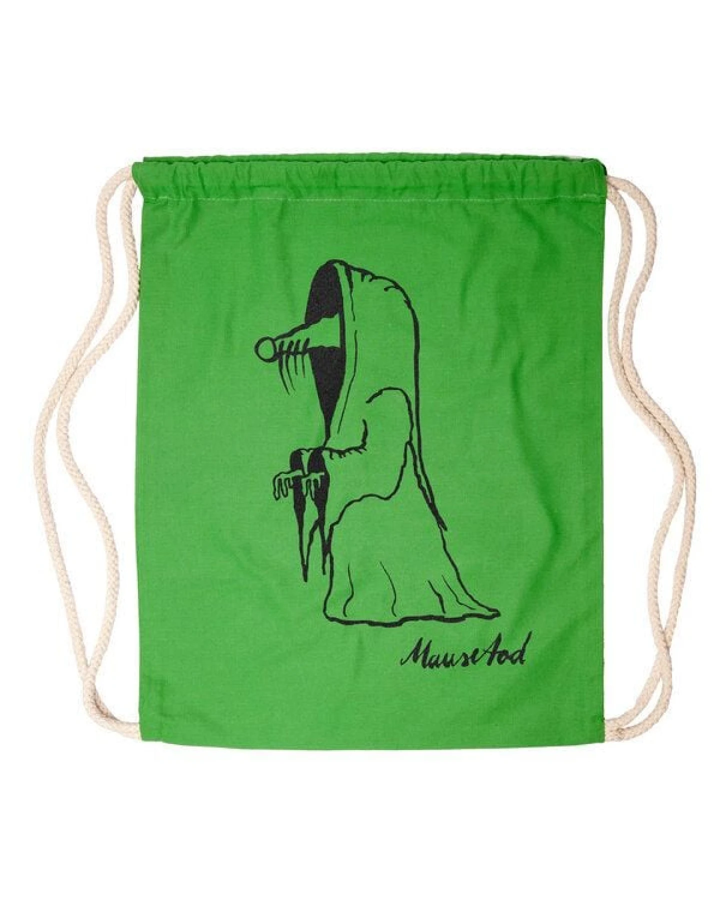 HANDGEDRUCKT Festival-Beutel "Mausetod" – Ansicht 3