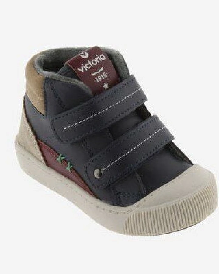 Victoria vegane Kinder-Klett-Sneaker – Huellas Vegan Straps Multi