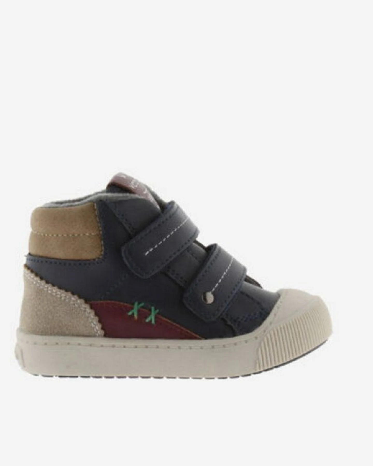 Victoria vegane Kinder-Klett-Sneaker – Huellas Vegan Straps Multi – Ansicht 3