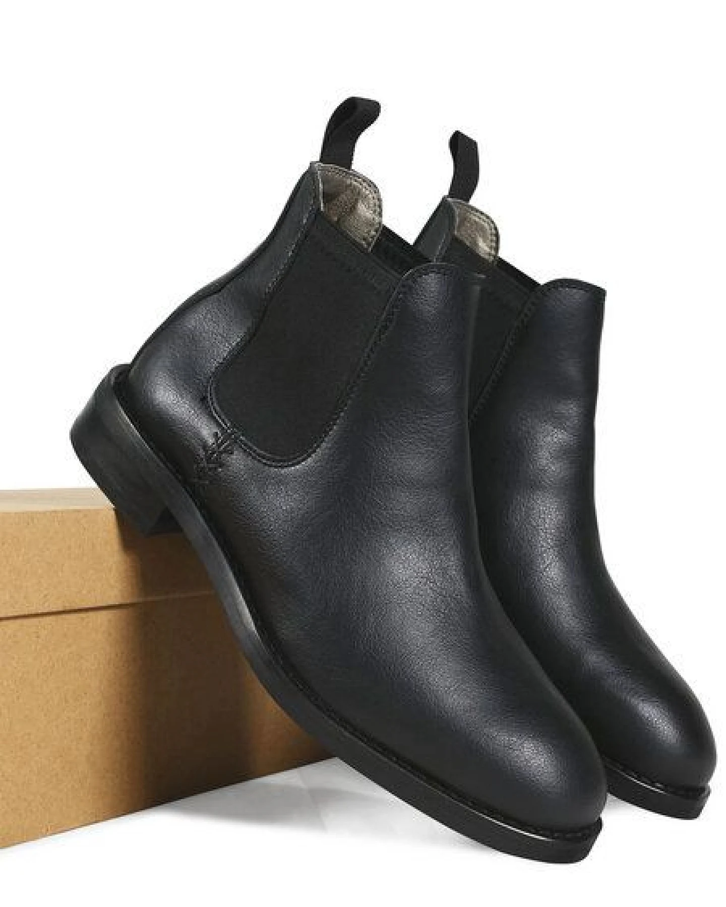 Will's Vegan Shop Wasserfeste Chelsea-Stiefel Herren – Ansicht 2