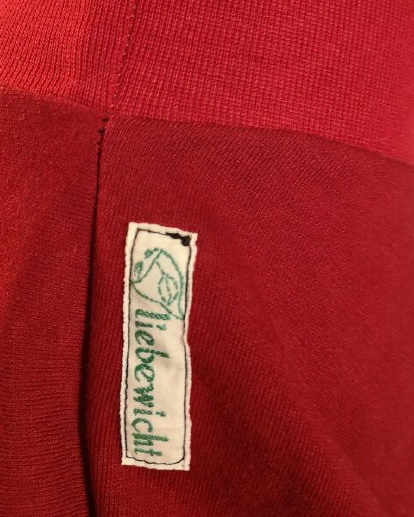 liebewicht Yogahose Pumphose Bio Sweat rot – Ansicht 3