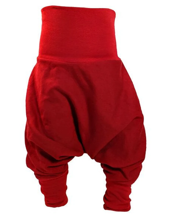 liebewicht Yogahose Pumphose Bio Sweat rot