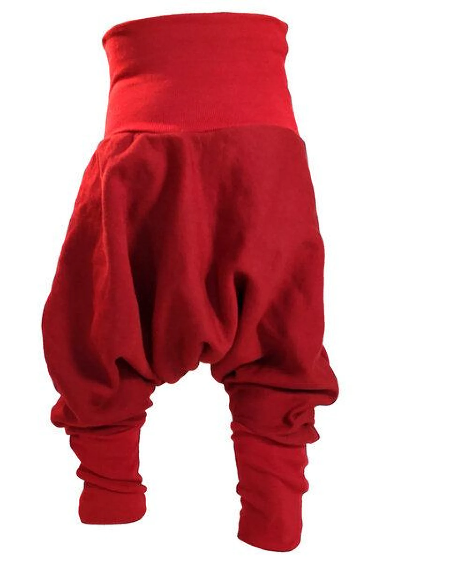 liebewicht Yogahose Pumphose Bio Sweat rot – Ansicht 3