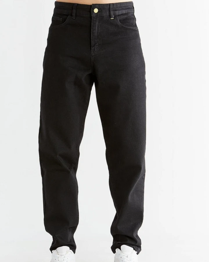 Evermind Herren vegan Karotte Fit Kohle Schwarz