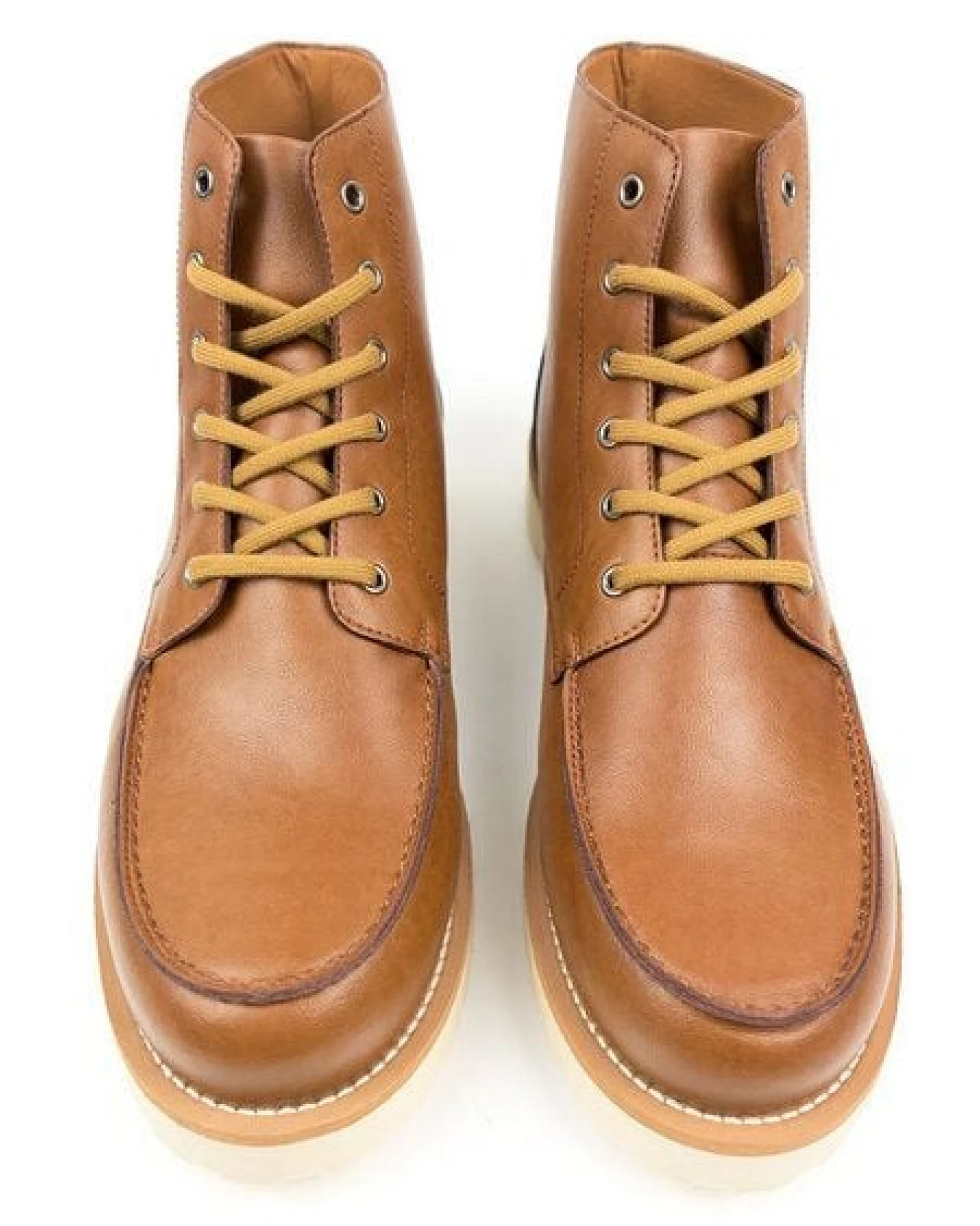 Will's Vegan Shop Niedrige Rig Booties Hellbraun Herren – Ansicht 3
